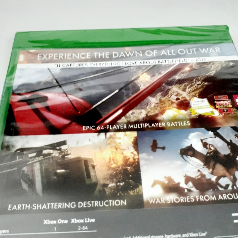 XBOX ONE Battlefield 1 Video Game